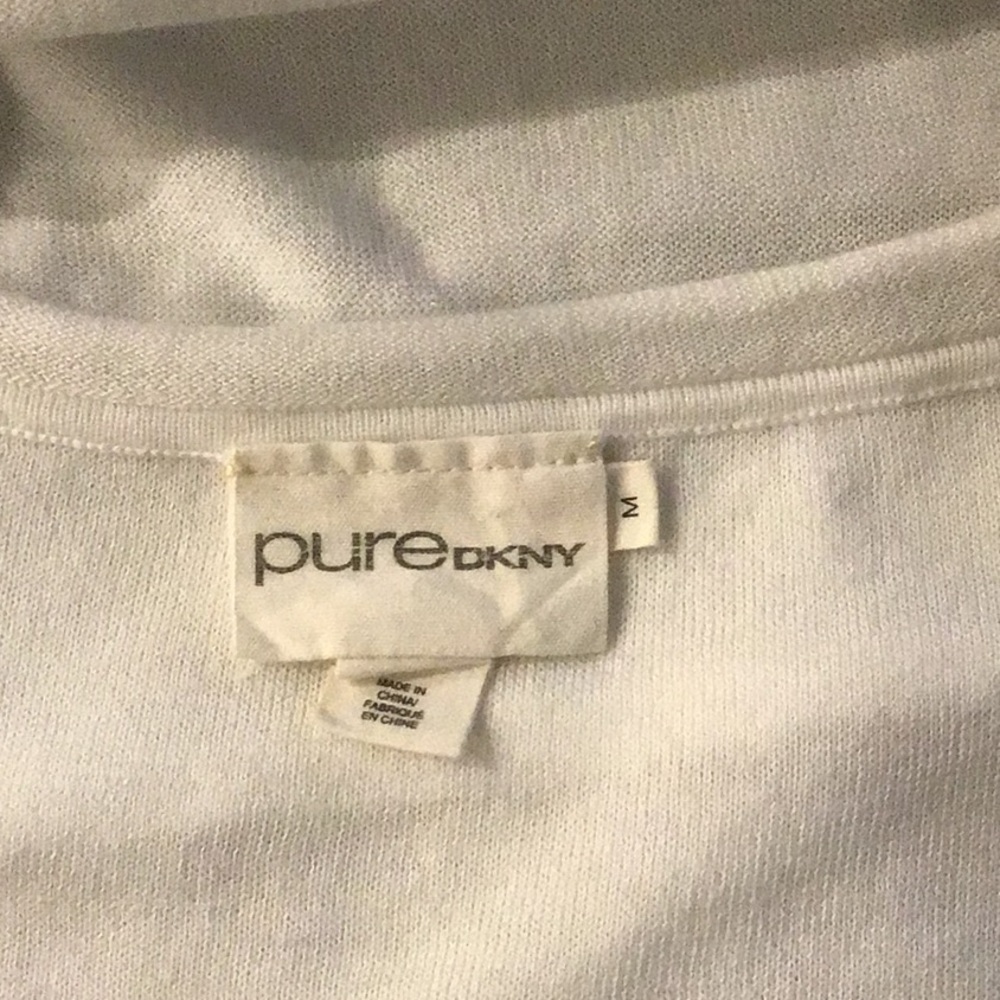 Pure DKNY cardigan & cami set, white, size M - Picture 9 of 12